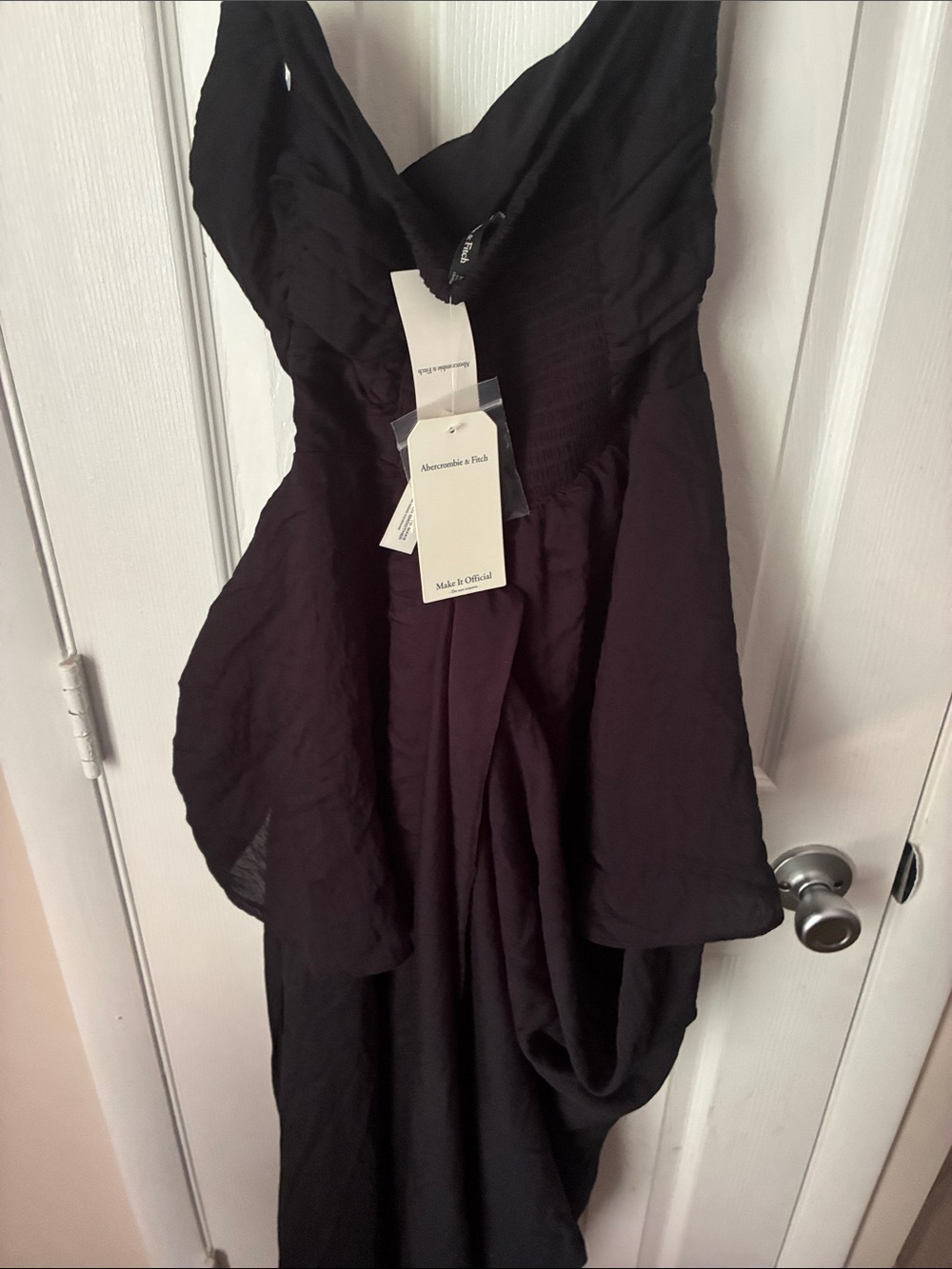 Abercrombie & Fitch Strapless Black Evening Dress